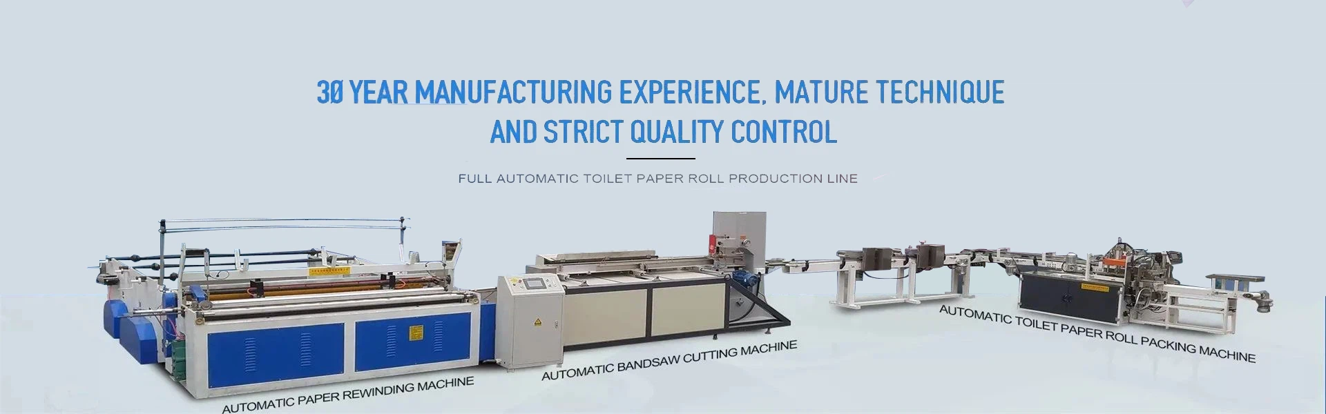 Full Automatic Toilet Paper Roll Making Line/production Line With Good Quality